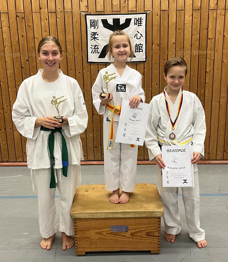 Drei Sieger des Turniers vom GKD